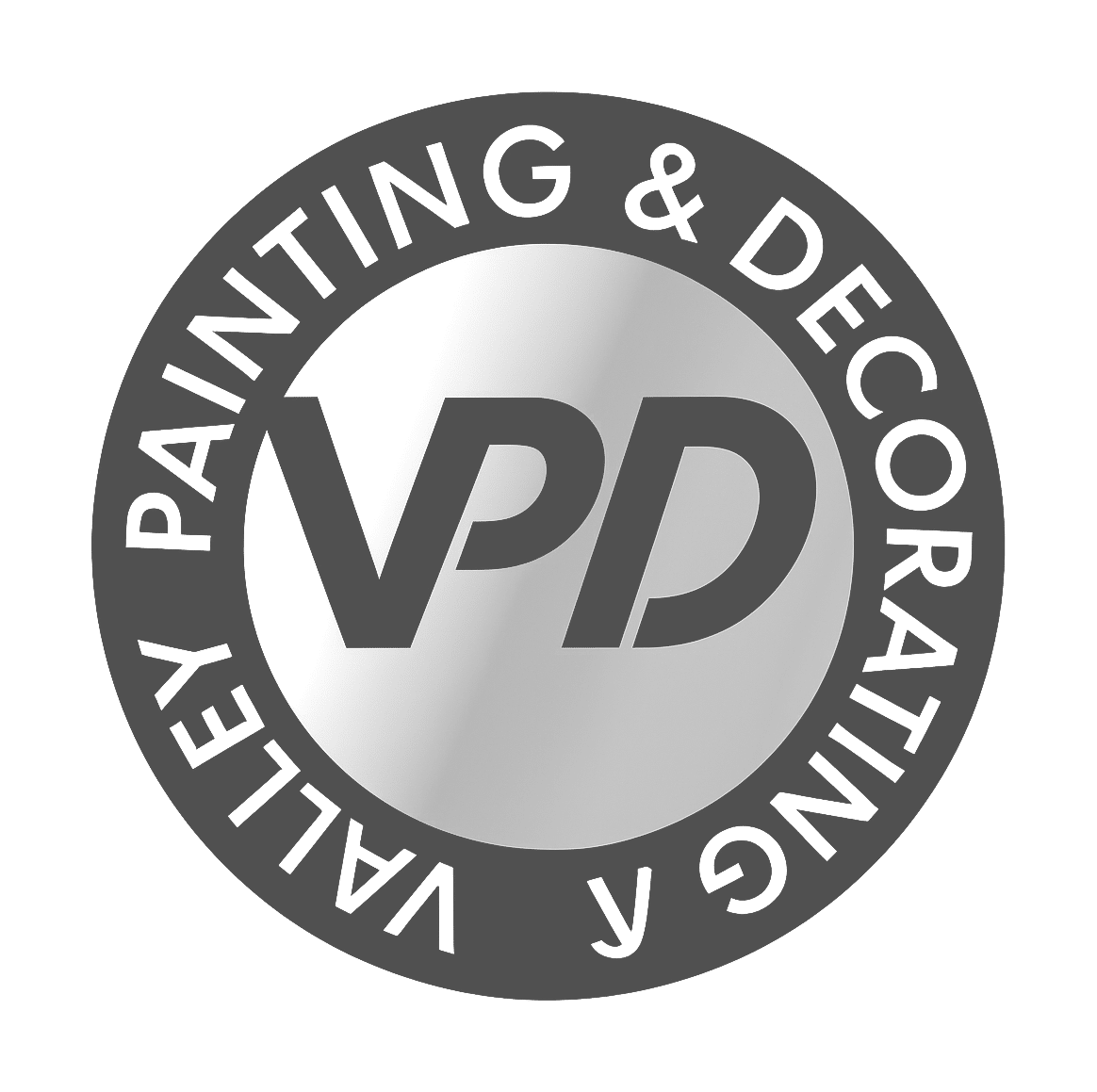 valley painting & decorating logo upscaled transparent light greyscale